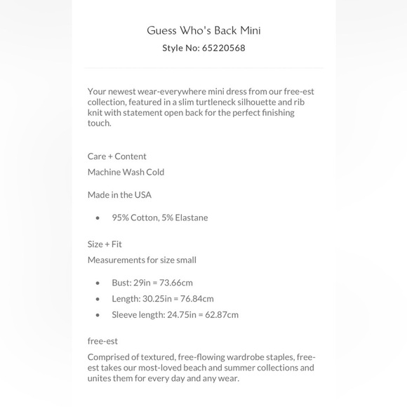 New! Free People Beach Guess Who’s Back Mini Rib Knit Dress - Picture 3 of 8